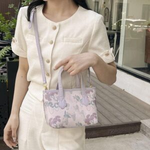 Blush Bloom Mini Tote Bag